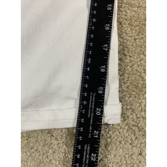 Old Navy The Sweetheart Capris Bright White Denim Jeans Women’s Size 10 #360 - Picture 8 of 11